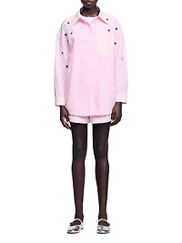 Striped Rhinestone Shirt