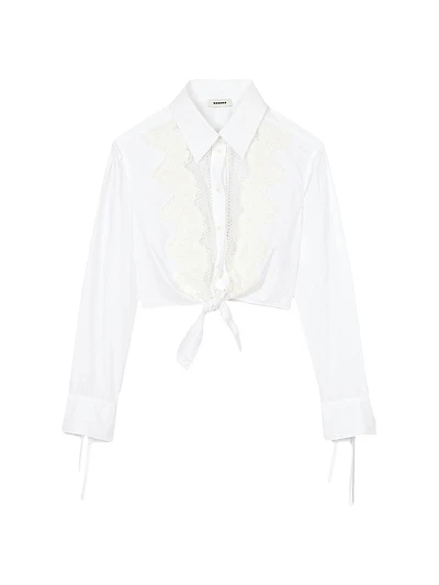 Lace Bib Shirt