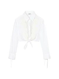 Lace Bib Shirt
