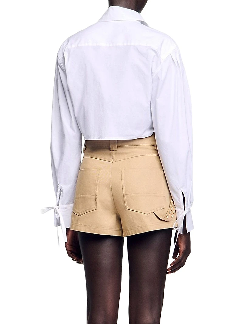 Lace Bib Shirt