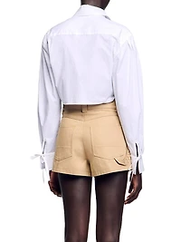 Lace Bib Shirt