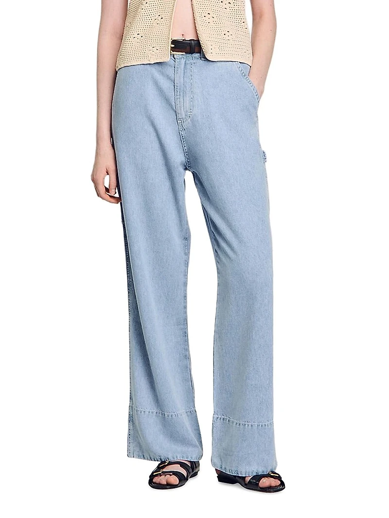 Wide-Leg Jeans