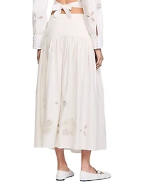 Maxi Poplin Skirt