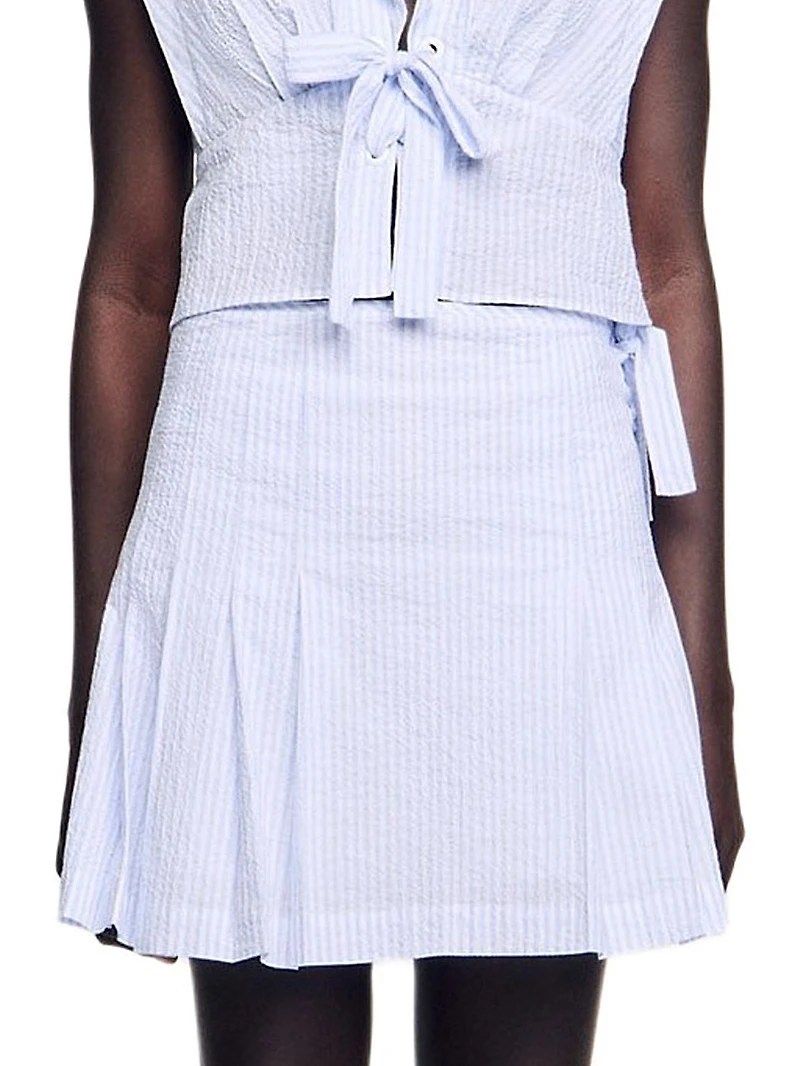 Short Striped Skirt