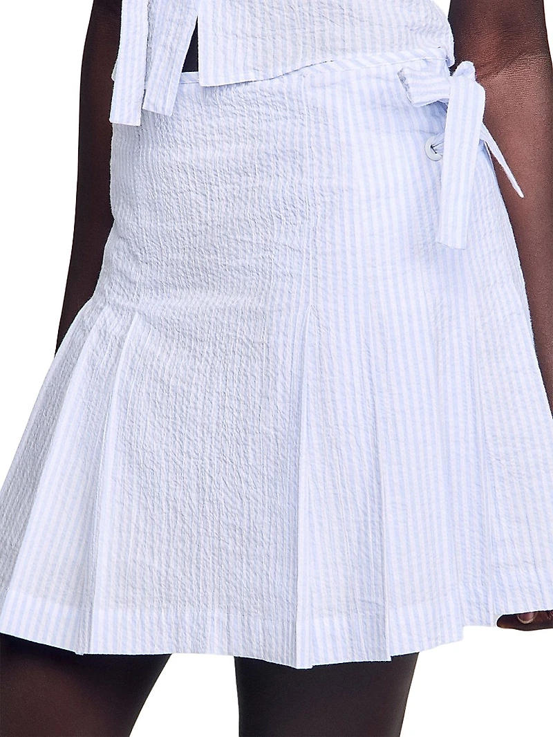 Short Striped Skirt