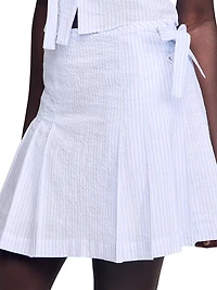 Short Striped Skirt