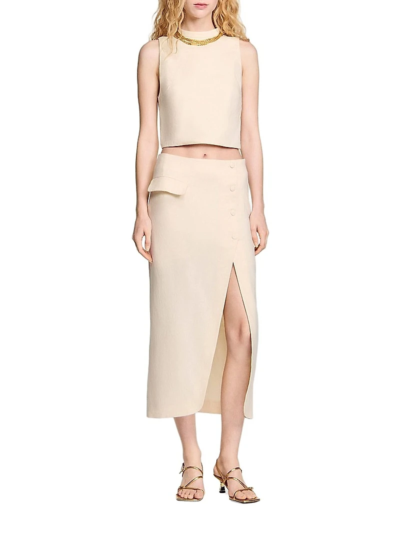 Maxi Slit Skirt