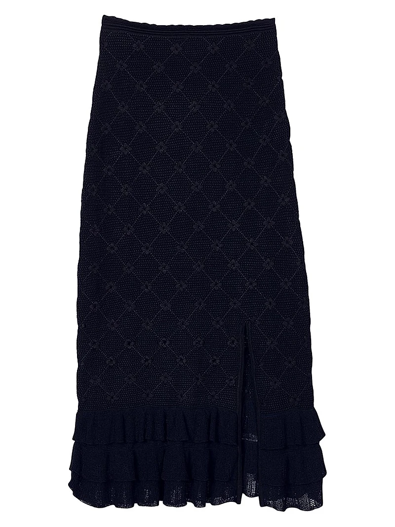 Knit Midi Skirt
