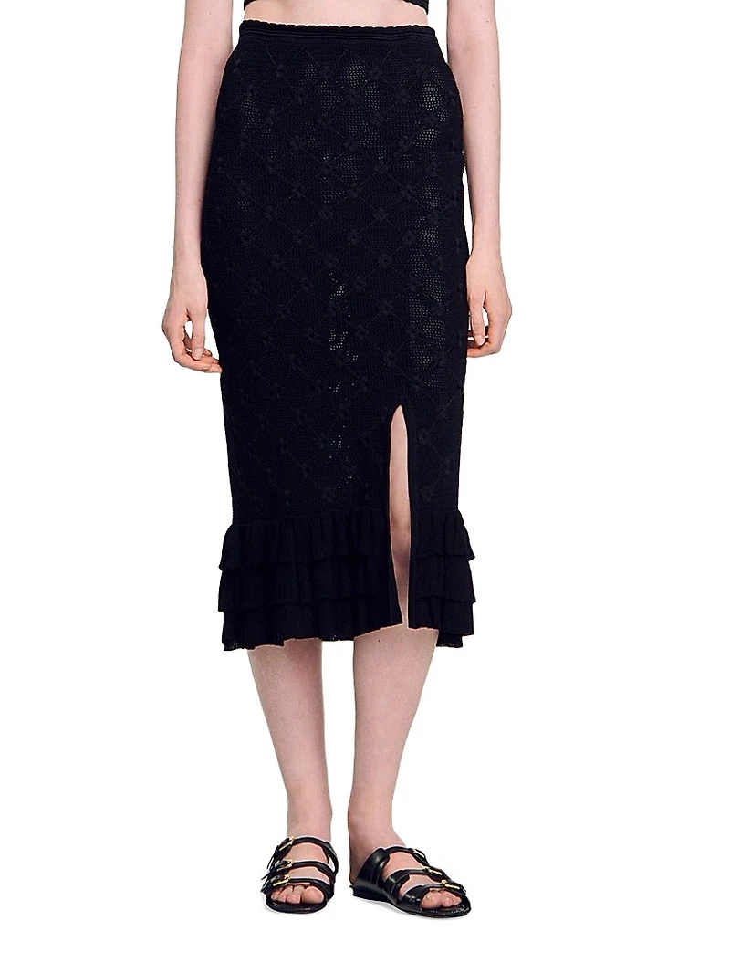 Knit Midi Skirt