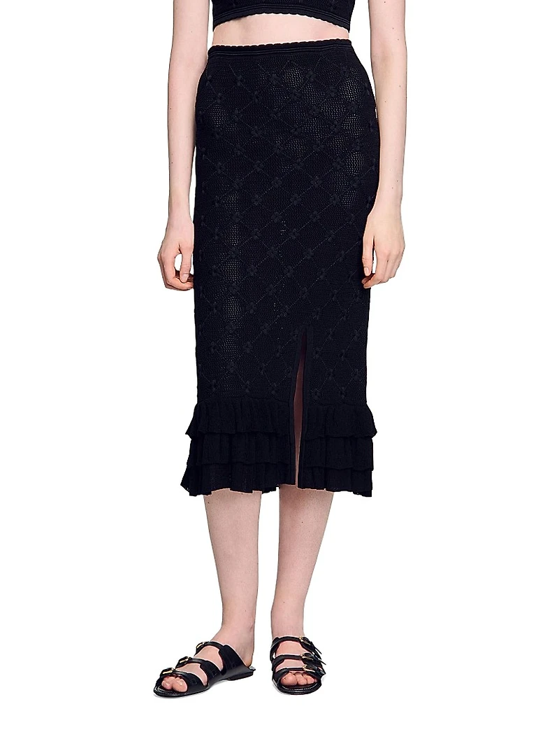 Knit Midi Skirt