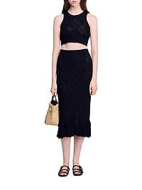 Knit Midi Skirt