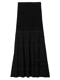 Maxi Decorative Knit Skirt