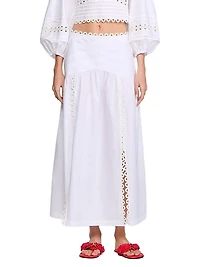 Maxi Poplin Skirt
