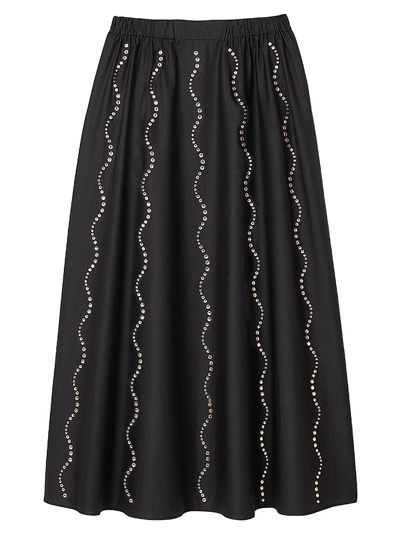 Maxi Rhinestone Skirt
