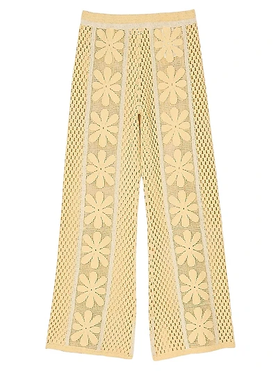 Crochet Straight-Leg Trousers
