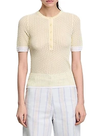 Short-Sleeved Sweater