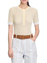 Short-Sleeved Sweater