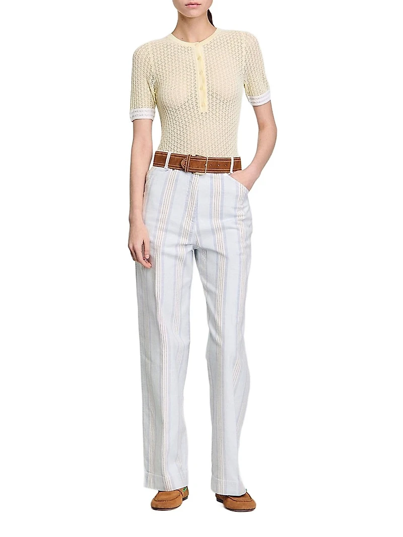 Short-Sleeved Sweater