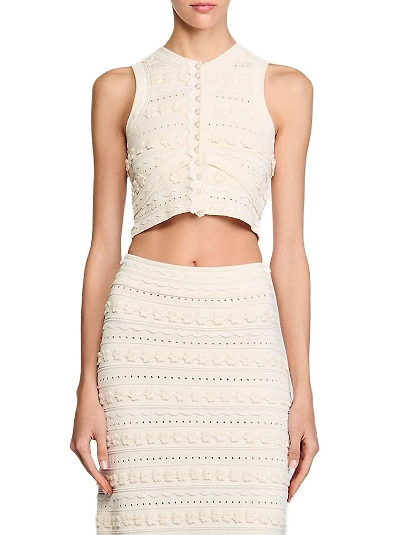 Crochet Detail Sweater