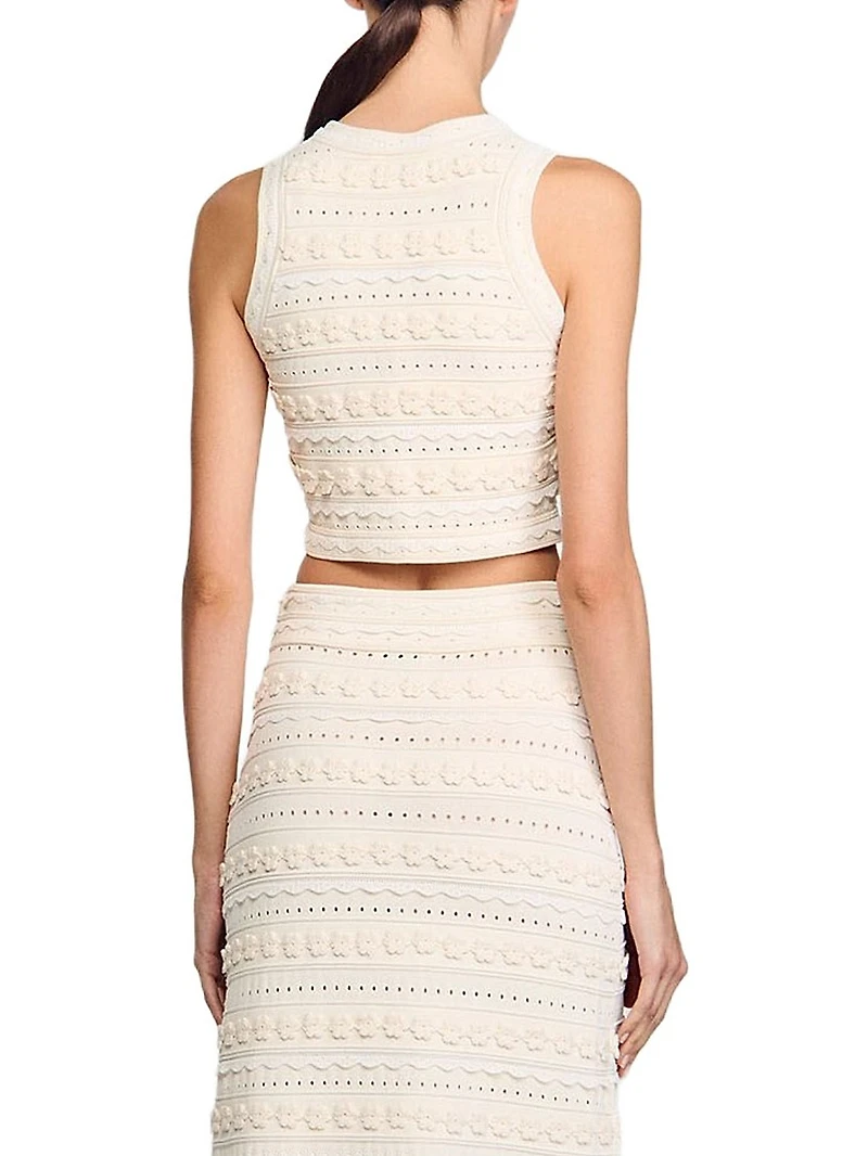 Crochet Detail Sweater