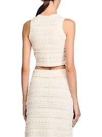 Crochet Detail Sweater