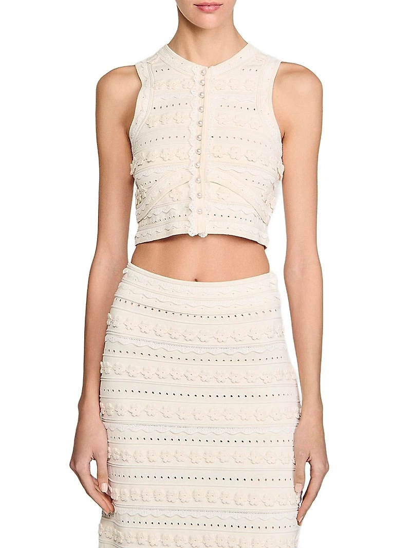 Crochet Detail Sweater