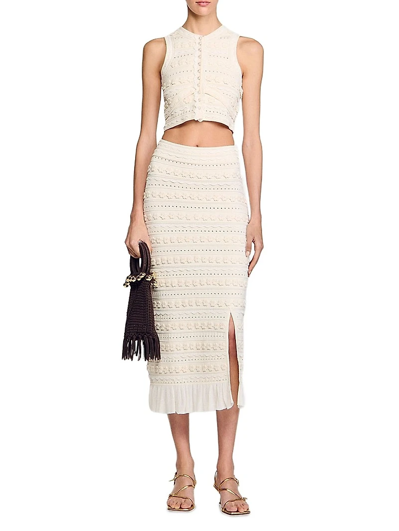 Crochet Detail Sweater