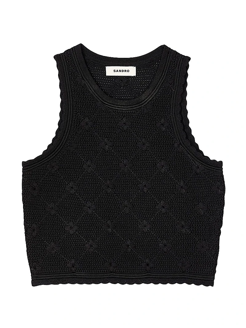 Decorative Knit Top