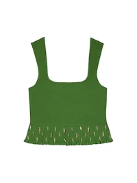 Knit Top with Charms