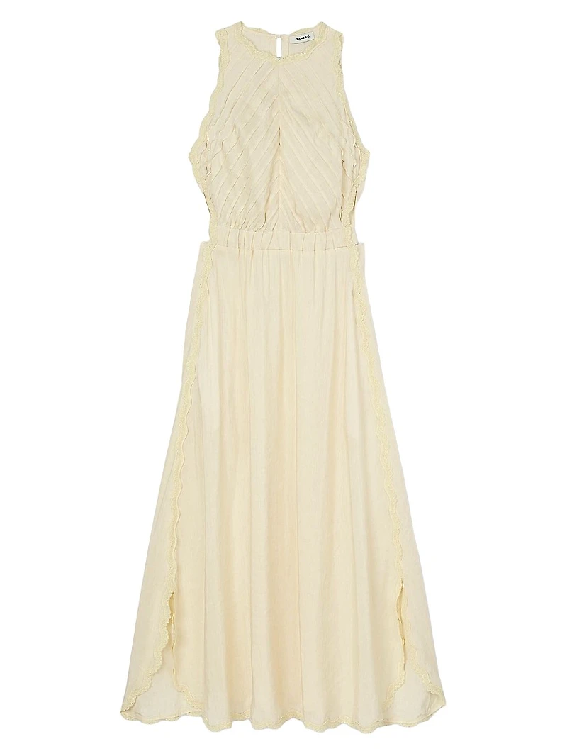 Maxi Dress with Lace Details