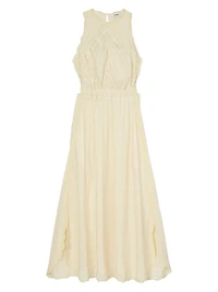 Maxi Dress with Lace Details