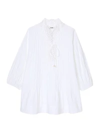 Mini Dress with Lace Detail