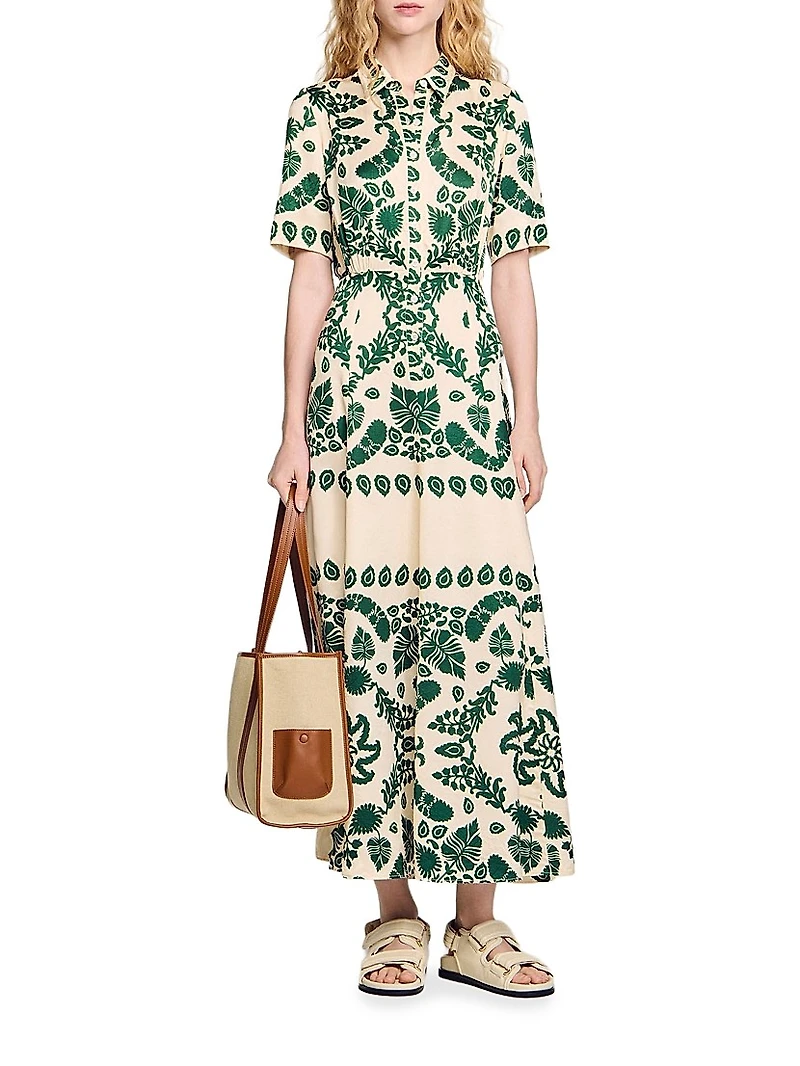 Floral Print Maxi Dress