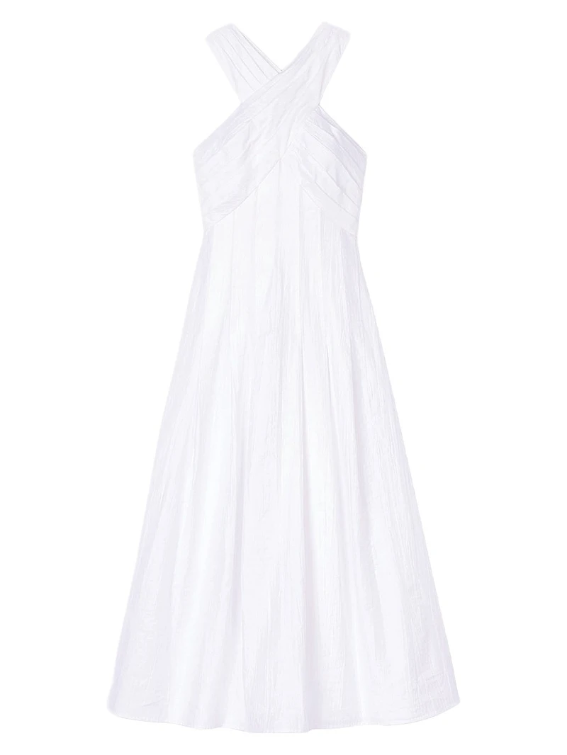 Wrap Midi Dress