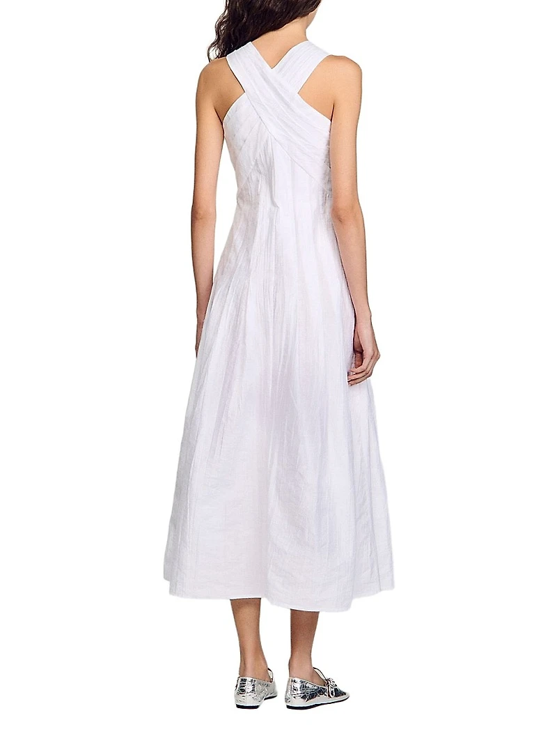 Wrap Midi Dress