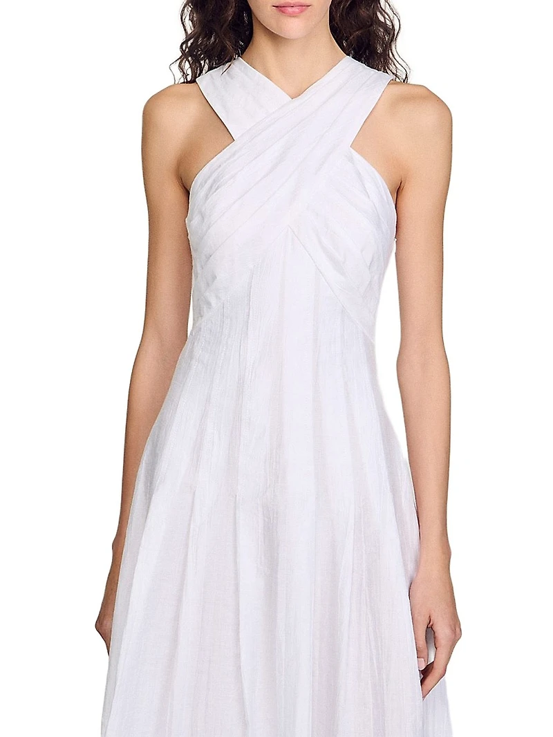 Wrap Midi Dress