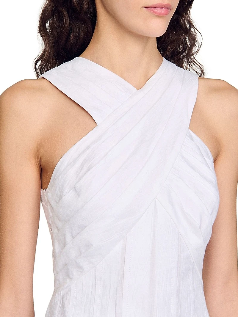 Wrap Midi Dress