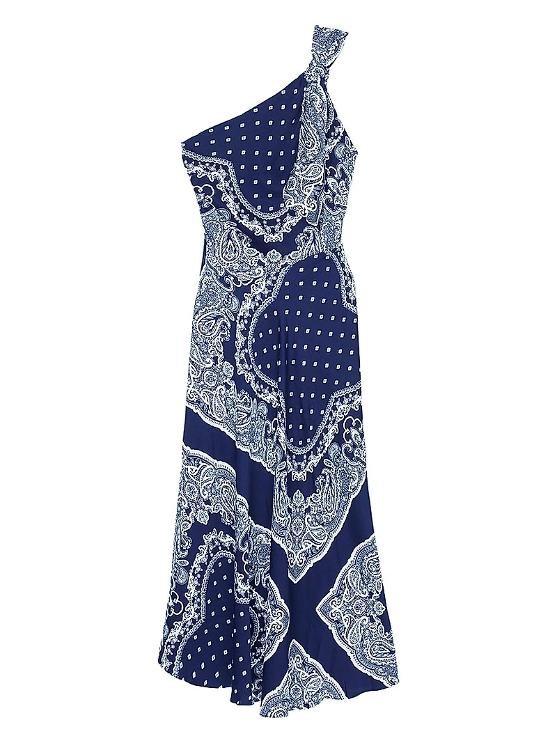 Bandana-Print Maxi Dress