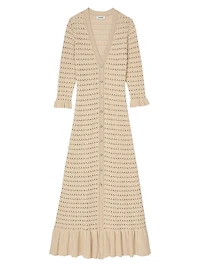 Rhinestone Knit Maxi Dress