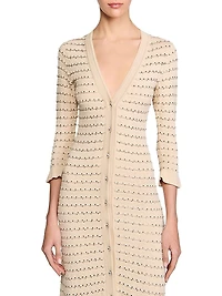 Rhinestone Knit Maxi Dress