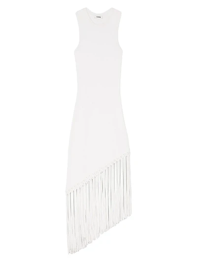 Fringed Crochet Maxi Dress