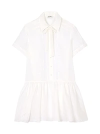 Mini Dress with Lace Details