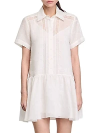 Mini Dress with Lace Details