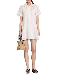 Mini Dress with Lace Details