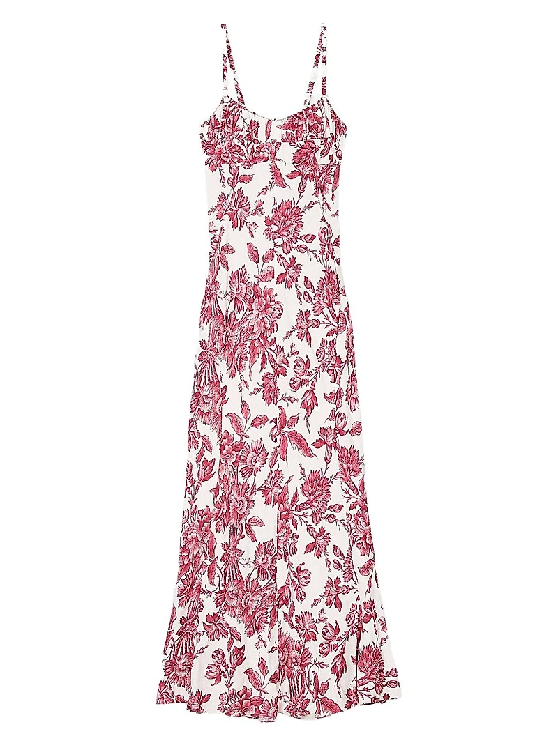 Floral Print Maxi Dress