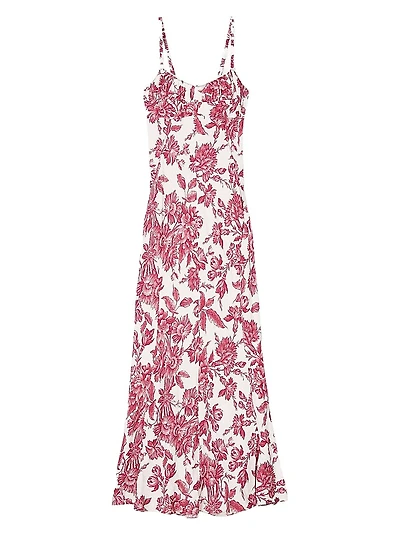 Floral Print Maxi Dress