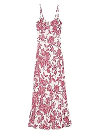 Floral Print Maxi Dress