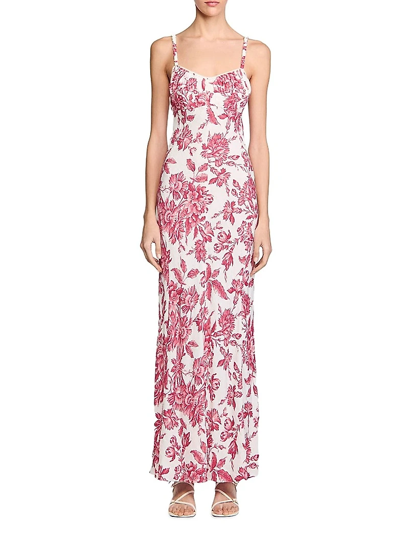 Floral Print Maxi Dress