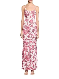 Floral Print Maxi Dress