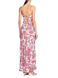 Floral Print Maxi Dress
